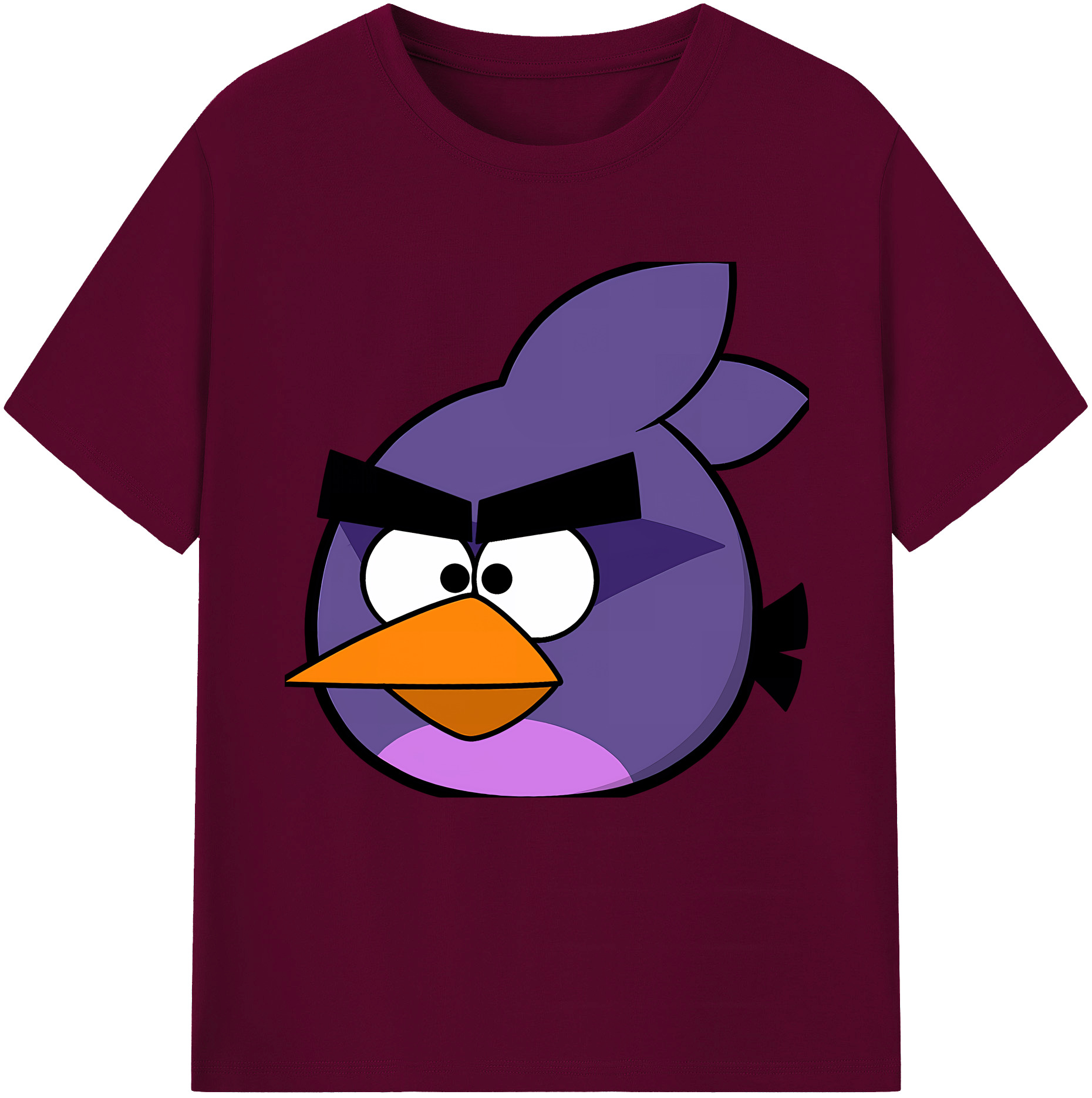 （画像用） Angry Birds アングリーバード レディースカジュアルプリントTシャツ（綿100％）